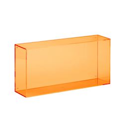 Avlang Kasse i Oransje Akryl