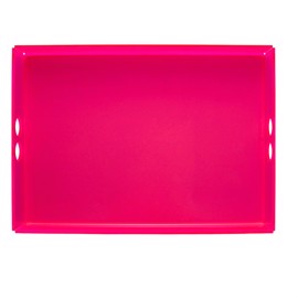 Stort Serveringsbrett i Pink Akryl
