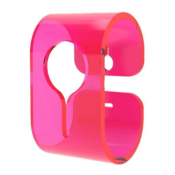 Opphengskrok i Pink Akryl 2stk