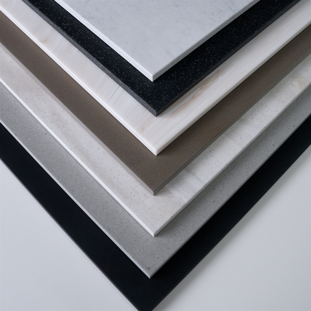 Firkantede Corian plater