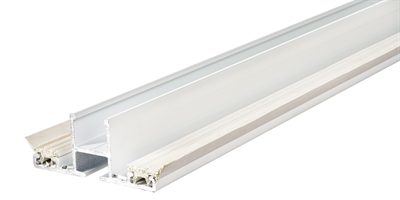 Hvit senterprofil med gummilister 16 mm RIATHERM® 3000 mm