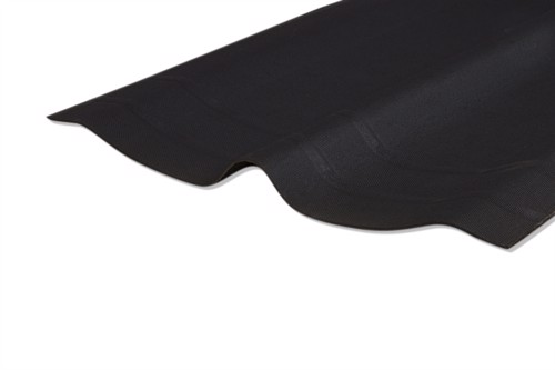 Svart takrygg 440 x 1000 mm
