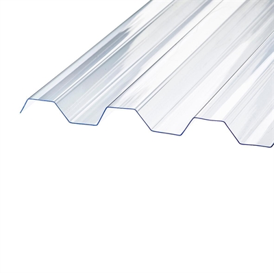 Trapesplate SUNLUX 2000PC 76/18 Klar 2,44m